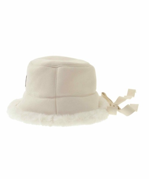 Candy Stripper（キャンディストリッパー）の「ECO MOUTON BUCKET HAT（ハット・レディース・ブラック/アイボリー・FREE）」の7枚目の写真