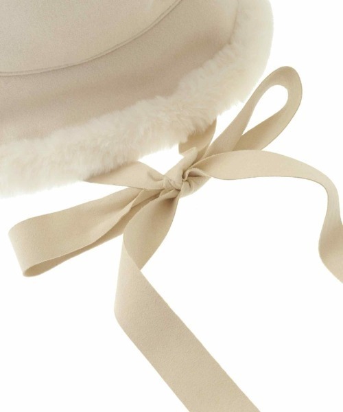 Candy Stripper（キャンディストリッパー）の「ECO MOUTON BUCKET HAT（ハット・レディース・ブラック/アイボリー・FREE）」の15枚目の写真