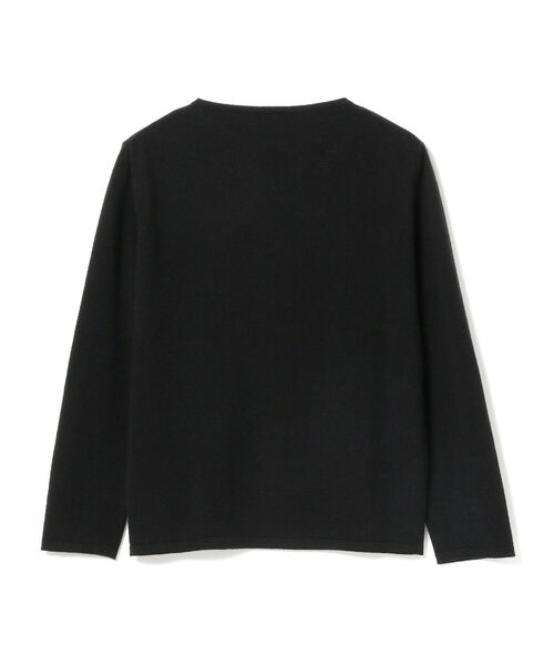 BAFY（バフィー）の「BAFY / 別注 カシミヤ ボートネック ニット（ニット/セーター・メンズ・ブラック/ネイビー/グレー・44/46/48）」の4枚目の写真