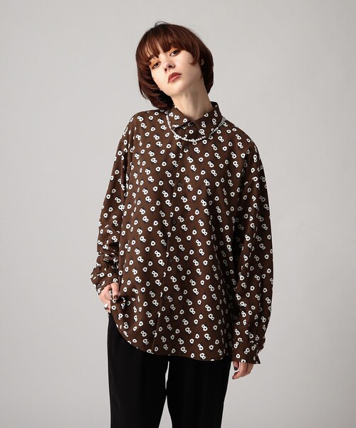 tk.TAKEO KIKUCHI(ティーケータケオキクチ)の「◆Eiji Fukui×tk.TAKEO KIKUCHI コラボSmall Flowerシャツ(シャツ/ブラウス・メンズ・ブラック系3/ブラウン系4/ダークグリーン系3・02/03)」の12枚目の写真