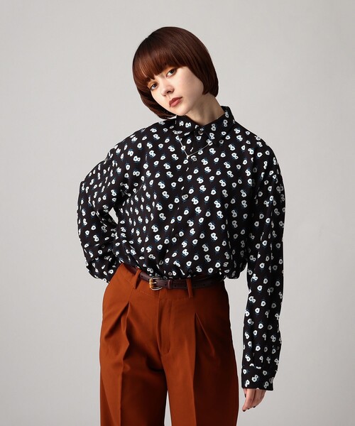 tk.TAKEO KIKUCHI(ティーケータケオキクチ)の「◆Eiji Fukui×tk.TAKEO KIKUCHI コラボSmall Flowerシャツ(シャツ/ブラウス・メンズ・ブラック系3/ブラウン系4/ダークグリーン系3・02/03)」の13枚目の写真