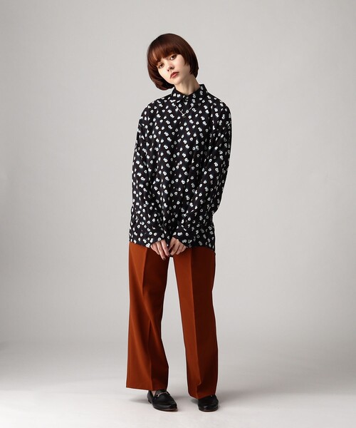 tk.TAKEO KIKUCHI(ティーケータケオキクチ)の「◆Eiji Fukui×tk.TAKEO KIKUCHI コラボSmall Flowerシャツ(シャツ/ブラウス・メンズ・ブラック系3/ブラウン系4/ダークグリーン系3・02/03)」の8枚目の写真