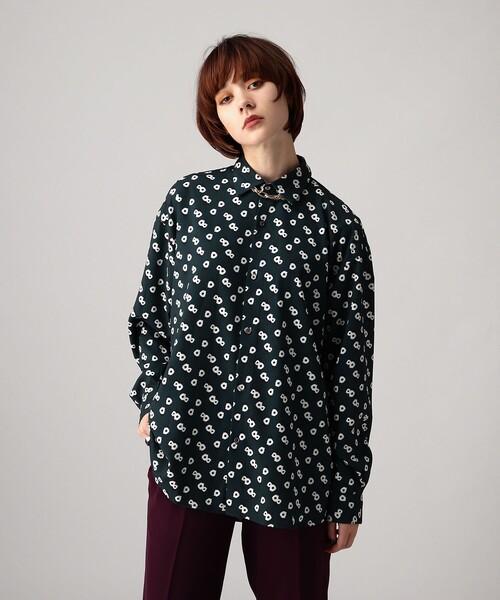 tk.TAKEO KIKUCHI(ティーケータケオキクチ)の「◆Eiji Fukui×tk.TAKEO KIKUCHI コラボSmall Flowerシャツ(シャツ/ブラウス・メンズ・ブラック系3/ブラウン系4/ダークグリーン系3・02/03)」の6枚目の写真