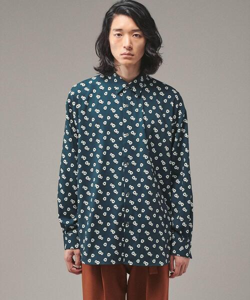 tk.TAKEO KIKUCHI(ティーケータケオキクチ)の「◆Eiji Fukui×tk.TAKEO KIKUCHI コラボSmall Flowerシャツ(シャツ/ブラウス・メンズ・ブラック系3/ブラウン系4/ダークグリーン系3・02/03)」の15枚目の写真