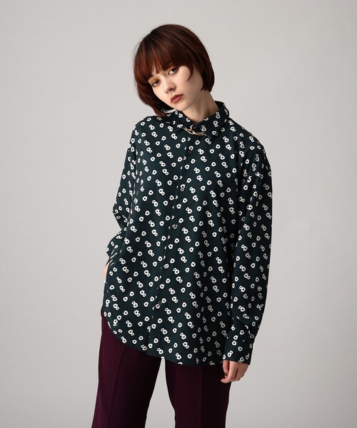 tk.TAKEO KIKUCHI(ティーケータケオキクチ)の「◆Eiji Fukui×tk.TAKEO KIKUCHI コラボSmall Flowerシャツ(シャツ/ブラウス・メンズ・ブラック系3/ブラウン系4/ダークグリーン系3・02/03)」の11枚目の写真