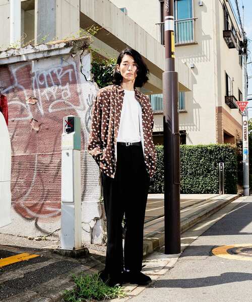 tk.TAKEO KIKUCHI(ティーケータケオキクチ)の「◆Eiji Fukui×tk.TAKEO KIKUCHI コラボSmall Flowerシャツ(シャツ/ブラウス・メンズ・ブラック系3/ブラウン系4/ダークグリーン系3・02/03)」の17枚目の写真