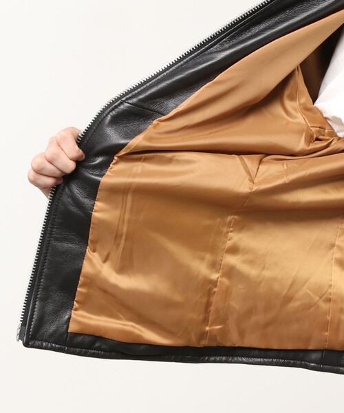 Retro Grade（レトログレード）の「RETRO GRADE(レトロ グレード) 　シングルライダース/SINGLE RIDERS（ライダースジャケット・メンズ・ブラック・MEDIUM/LARGE/X-LARGE）」の4枚目の写真