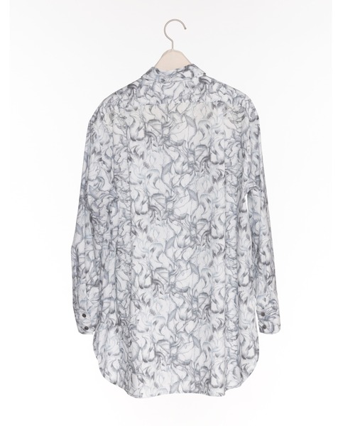 RURI.W（ルリ）の「【RURI.W】TULIP PRINT SHIRT（シャツ/ブラウス・レディース・ホワイト系その他・MEDIUM/LARGE）」の9枚目の写真