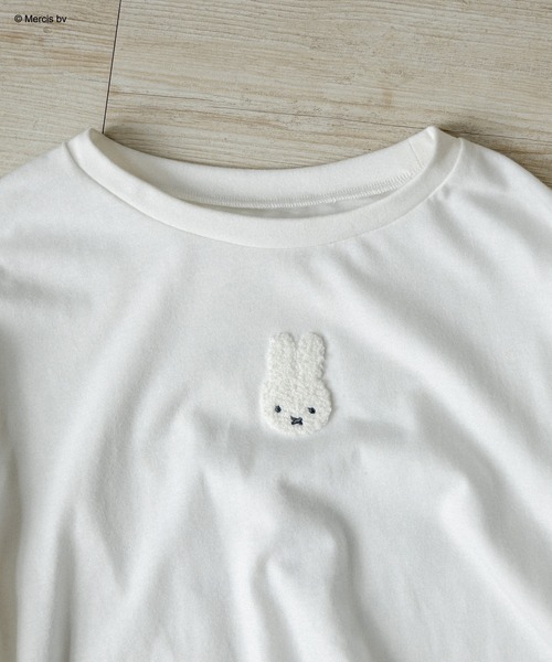 Miffy( ミッフィー)の「ミッフィーロンT(Tシャツ/カットソー・レディース・ブラック/オフホワイト・FREE)」の13枚目の写真
