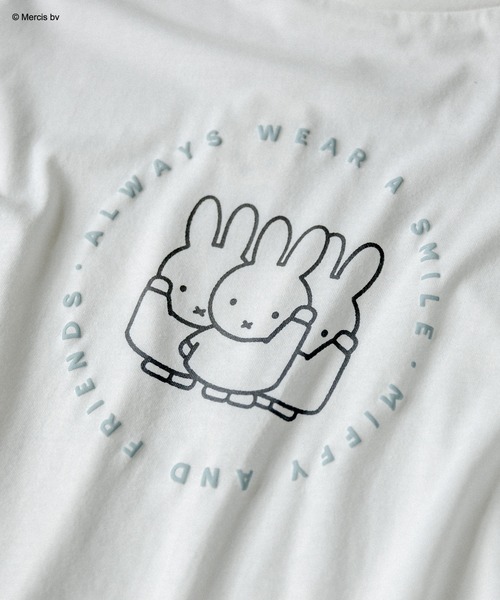 Miffy( ミッフィー)の「ミッフィーロンT(Tシャツ/カットソー・レディース・ブラック/オフホワイト・FREE)」の15枚目の写真