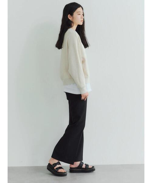 GARAGE OF GOOD CLOTHING（ガレージオブグッドクロージング）の「後ろスリットフレアーパンツ＊（その他パンツ・レディース・ダークカーキ/グリーン系その他2/ブラック・36/38）」の20枚目の写真