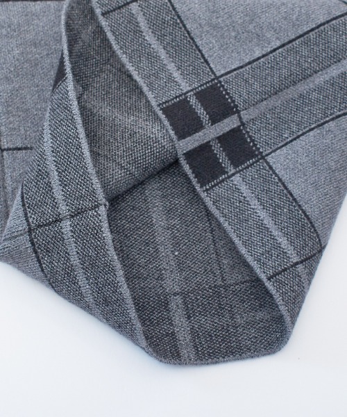 Futier land（フューティアランド）の「チェックワイドニットパンツ（その他パンツ・レディース・ホワイト/ブラック/グレー・FREE）」の11枚目の写真