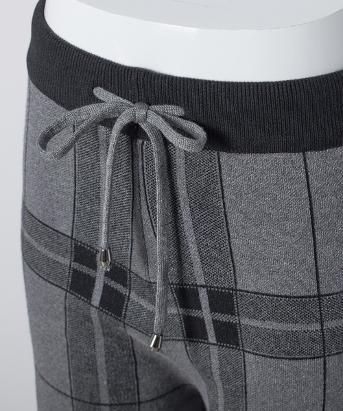 Futier land（フューティアランド）の「チェックワイドニットパンツ（その他パンツ・レディース・ホワイト/ブラック/グレー・FREE）」の20枚目の写真