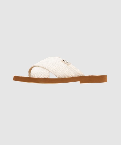 Chloe（クロエ）の「WOODY / クロシェフラットスライド FLAT SLIDE