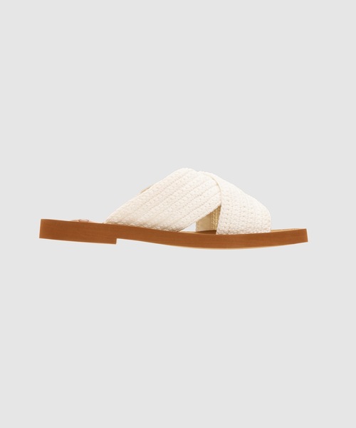 Chloe（クロエ）の「WOODY / クロシェフラットスライド FLAT SLIDE