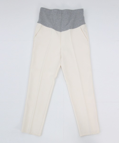 CHOCOA(チョコア)の「マタニティセンタープレススラックスパンツ(マタニティウェア/グッズ・レディース・ブラック/アイボリー・MEDIUM/LARGE/X-LARGE)」の18枚目の写真