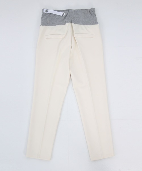 CHOCOA(チョコア)の「マタニティセンタープレススラックスパンツ(マタニティウェア/グッズ・レディース・ブラック/アイボリー・MEDIUM/LARGE/X-LARGE)」の19枚目の写真