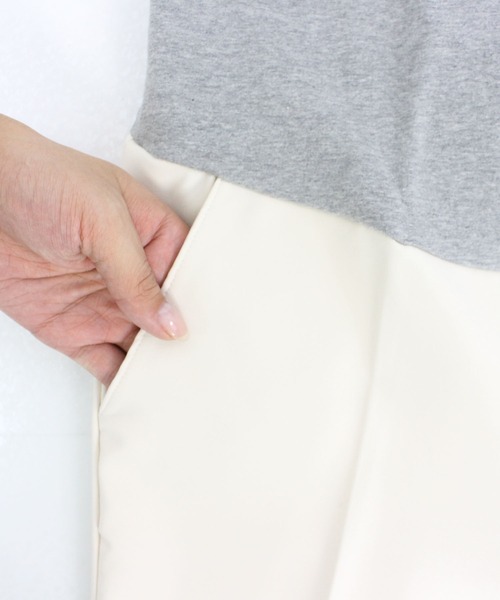 CHOCOA(チョコア)の「マタニティセンタープレススラックスパンツ(マタニティウェア/グッズ・レディース・ブラック/アイボリー・MEDIUM/LARGE/X-LARGE)」の20枚目の写真