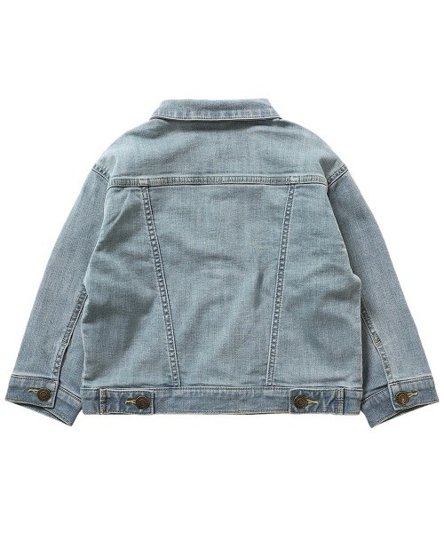 devirock(デビロック)の「楽デニム デニムジャケット(デニムジャケット・キッズ・ネイビー/ブルー系その他・120cm/130cm/140cm/150cm/160cm/110cm/100cm)」の8枚目の写真