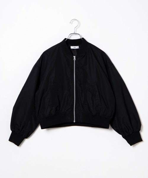 WEGO（ウィゴー）の「WEGO/ボリュームスリーブショートMA-1（MA-1・レディース・ホワイト/ブラック/ピンク・FREE）」の17枚目の写真