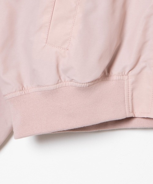 WEGO（ウィゴー）の「WEGO/ボリュームスリーブショートMA-1（MA-1・レディース・ホワイト/ブラック/ピンク・FREE）」の6枚目の写真