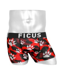 FICUS（フィークス）の「FICUS/フィークス ボクサーパンツ メンズ アンダーウェア 下着 ツルツル 肉球 タイガー アニマル柄 動物 迷彩 カモ柄 カモフラ（ボクサーパンツ）」