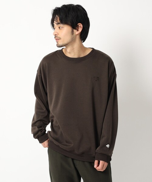 BASECONTROL(ベースコントロール)の「◆裏シャギーボア ストレッチ クルーネックプルオーバー(スウェット・メンズ・ベージュ/グレー/オレンジ/ブラック/ライトグリーン/ブラウン系その他・03/02/04)」の4枚目の写真