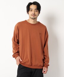 BASECONTROL | ◆裏シャギーボア ストレッチ クルーネックプルオーバー(スウェット)