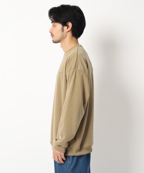 BASECONTROL(ベースコントロール)の「◆裏シャギーボア ストレッチ クルーネックプルオーバー(スウェット・メンズ・ベージュ/グレー/オレンジ/ブラック/ライトグリーン/ブラウン系その他・03/02/04)」の8枚目の写真