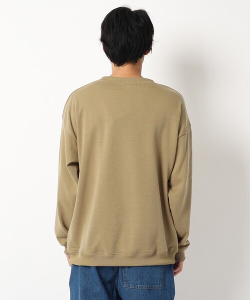 BASECONTROL(ベースコントロール)の「◆裏シャギーボア ストレッチ クルーネックプルオーバー(スウェット・メンズ・ベージュ/グレー/オレンジ/ブラック/ライトグリーン/ブラウン系その他・03/02/04)」の9枚目の写真