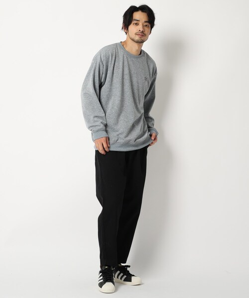 BASECONTROL(ベースコントロール)の「◆裏シャギーボア ストレッチ クルーネックプルオーバー(スウェット・メンズ・ベージュ/グレー/オレンジ/ブラック/ライトグリーン/ブラウン系その他・03/02/04)」の19枚目の写真