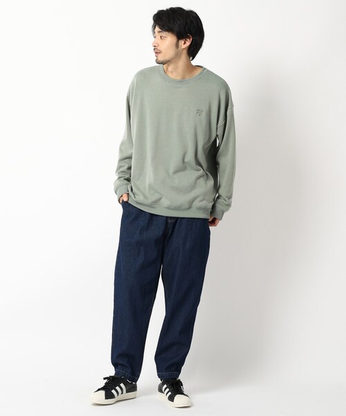 BASECONTROL(ベースコントロール)の「◆裏シャギーボア ストレッチ クルーネックプルオーバー(スウェット・メンズ・ベージュ/グレー/オレンジ/ブラック/ライトグリーン/ブラウン系その他・03/02/04)」の21枚目の写真