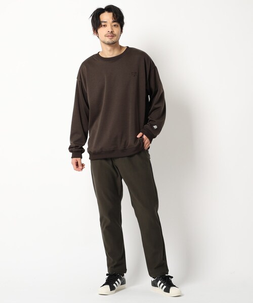 BASECONTROL(ベースコントロール)の「◆裏シャギーボア ストレッチ クルーネックプルオーバー(スウェット・メンズ・ベージュ/グレー/オレンジ/ブラック/ライトグリーン/ブラウン系その他・03/02/04)」の22枚目の写真