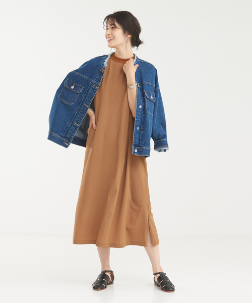 abahouse mavie(アバハウスマヴィ)の「【感嘆】オーバーサイズデニムジャケット(デニムジャケット・レディース・ネイビー/ブルー・フリー)」の5枚目の写真