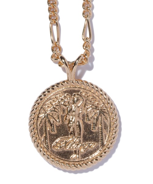 XLARGE（エクストララージ）の「COIN NECKLACE XLLA SV925（ネックレス・メンズ・ゴールド/シルバー・ONE SIZE）」の6枚目の写真