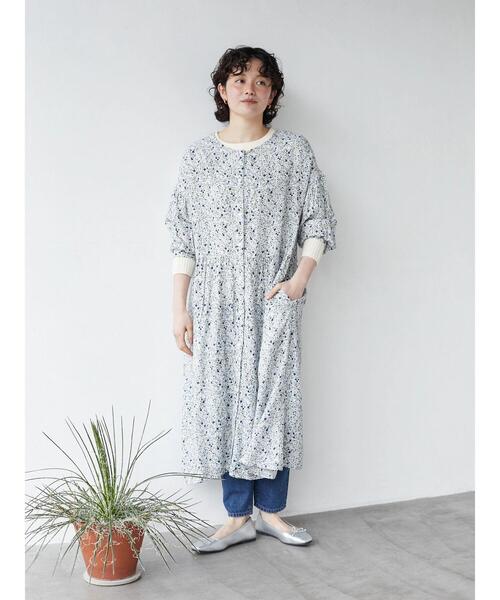 CRAFT STANDARD BOUTIQUE（クラフトスタンダードブティック）の「クルーネックリブニットプルオーバー　＊（ニット/セーター・レディース・チャコールグレー/パープル/レッド/グリーン/アイボリー・M/L）」の16枚目の写真