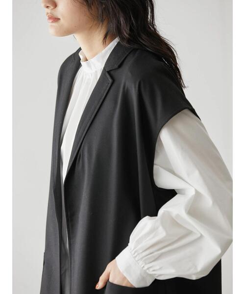 AMERICAN HOLIC(アメリカンホリック)の「ニュアンスジレベスト(その他アウター・レディース・ブラック・M/L)」の7枚目の写真