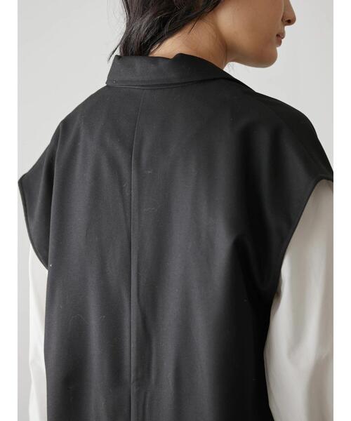 AMERICAN HOLIC(アメリカンホリック)の「ニュアンスジレベスト(その他アウター・レディース・ブラック・M/L)」の9枚目の写真