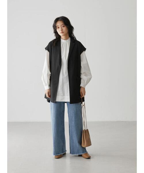 AMERICAN HOLIC(アメリカンホリック)の「ニュアンスジレベスト(その他アウター・レディース・ブラック・M/L)」の10枚目の写真