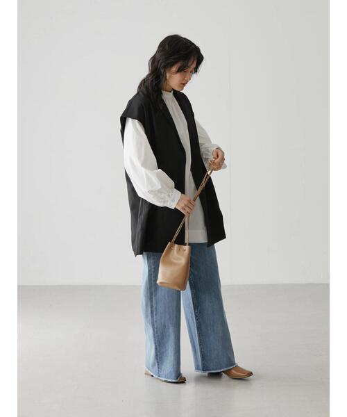 AMERICAN HOLIC(アメリカンホリック)の「ニュアンスジレベスト(その他アウター・レディース・ブラック・M/L)」の11枚目の写真