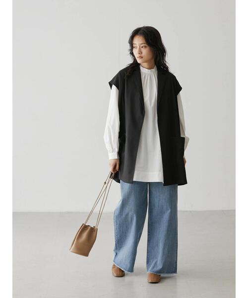 AMERICAN HOLIC(アメリカンホリック)の「ニュアンスジレベスト(その他アウター・レディース・ブラック・M/L)」の12枚目の写真