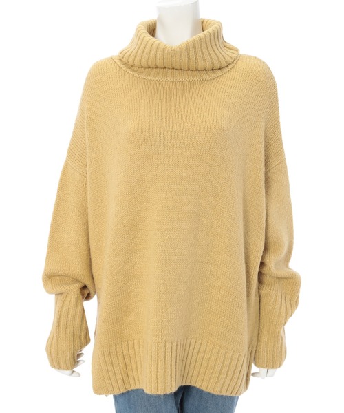 fifth（フィフス）の「サイドスリットオフタートルふんわりニット（ニット/セーター・レディース・ブラック/イエロー/アイボリー・SMALL/MEDIUM）」の11枚目の写真