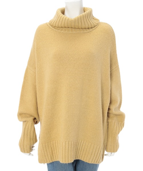 fifth（フィフス）の「サイドスリットオフタートルふんわりニット（ニット/セーター・レディース・ブラック/イエロー/アイボリー・SMALL/MEDIUM）」の4枚目の写真