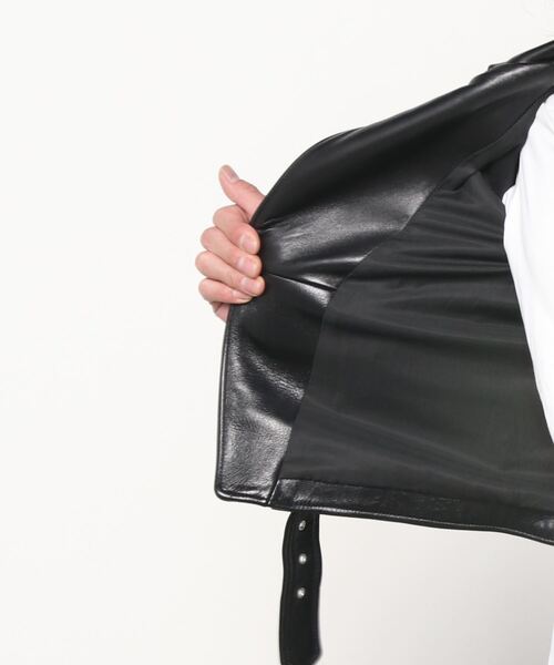 beautiful people（ビューティフルピープル）の「beautiful people vintage leather THE/ a riders jacket 1000402421（ライダースジャケット・レディース・ブラック・SMALL/MEDIUM）」の13枚目の写真