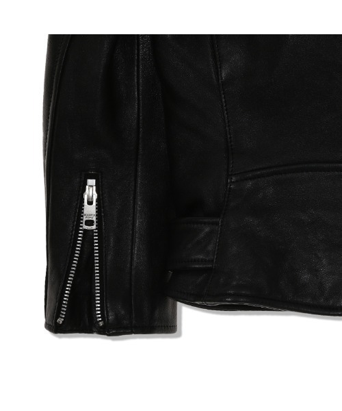 beautiful people（ビューティフルピープル）の「beautiful people vintage leather THE/ a riders jacket 1000402421（ライダースジャケット・レディース・ブラック・SMALL/MEDIUM）」の6枚目の写真