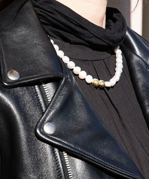 beautiful people（ビューティフルピープル）の「beautiful people vintage leather THE/ a riders jacket 1000402421（ライダースジャケット・レディース・ブラック・SMALL/MEDIUM）」の12枚目の写真