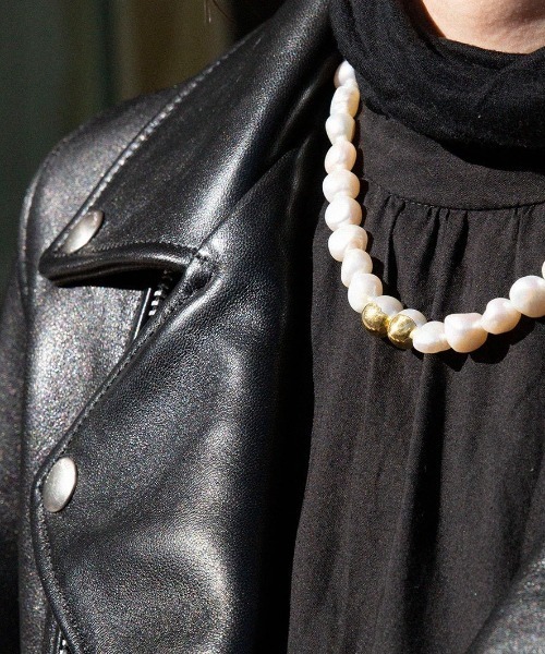 beautiful people（ビューティフルピープル）の「beautiful people vintage leather THE/ a riders jacket 1000402421（ライダースジャケット・レディース・ブラック・SMALL/MEDIUM）」の9枚目の写真