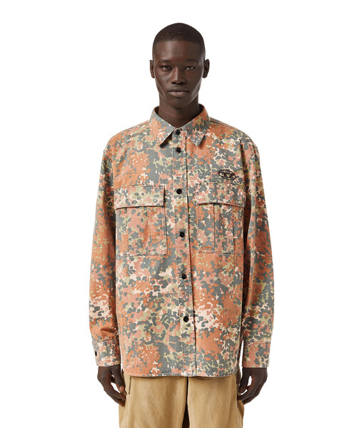 DIESEL（ディーゼル）の「メンズ シャツ ミリタリーシャツ（シャツ 