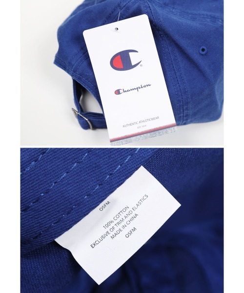 Champion(チャンピオン)の「Champion チャンピオン TWILL LOGO ダッドハット キャップ(キャップ・メンズ・ホワイト/パープル/ネイビー/クリアレッド/その他1/その他2/レッド系2・FREE)」の8枚目の写真