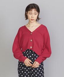 BEAUTY&YOUTH UNITED ARROWS | BY コットンアクリル ショートVネック カーディガン -ウォッシャブル-(カーディガン/ボレロ)